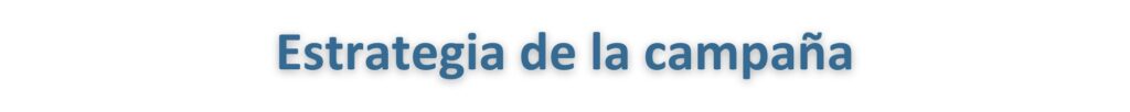 Estrategia de la campaña